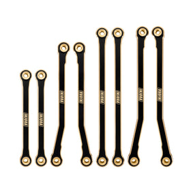 INJORA brass high-clearance chassis links for 1/18 RC crawler improve ground clearance
