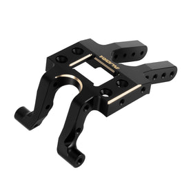 INJORA black-coated brass skid plate enhances look and corrosion resistance