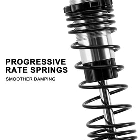INJORA nylon bottom rod ends provide flexible mounting and extra durability.