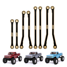 INJORA CNC-machined brass links for Ascent-18 upgrade added stiffness and fit