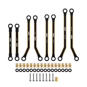 INJORA brass links with engraved logo detail