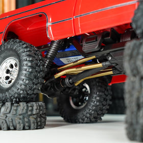 INJORA brass fittings upgrade for RC crawler, durable upgrade.