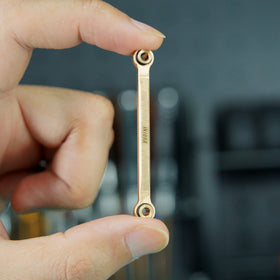 INJORA brass high clearance chassis links set climbing test demonstrates improved clearance on rugged trails