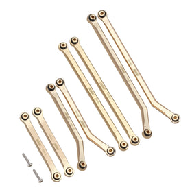 INJORA brass high clearance 4 links for Gladiator with enhanced stability on rugged trails