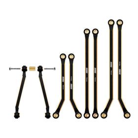 INJORA brass high-clearance front view improves stability on rough terrain.