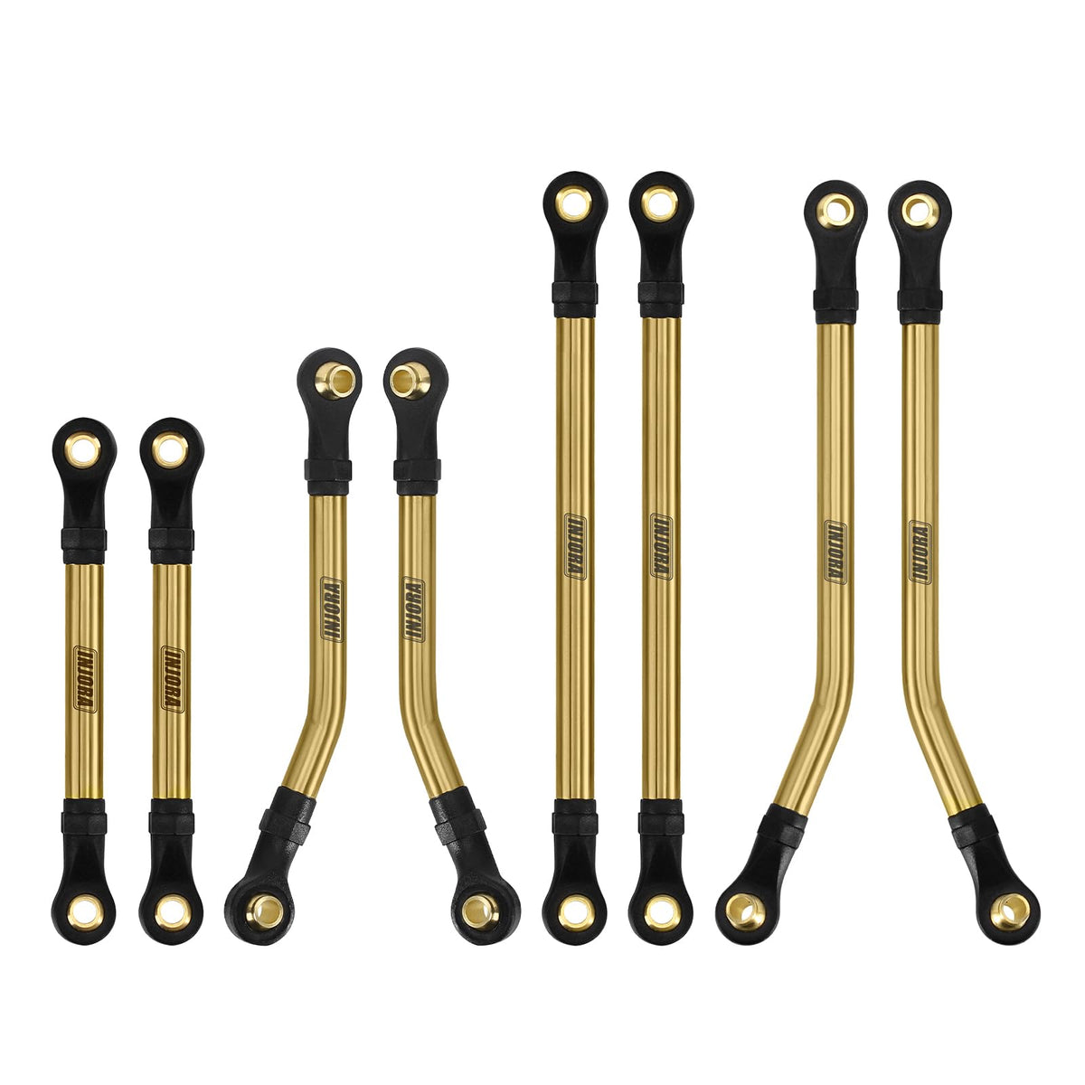 INJORA brass high clearance links for 1/18 RC crawler TRX4M K10.