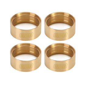 INJORA brass internal beadlock ring close-up with etched logo