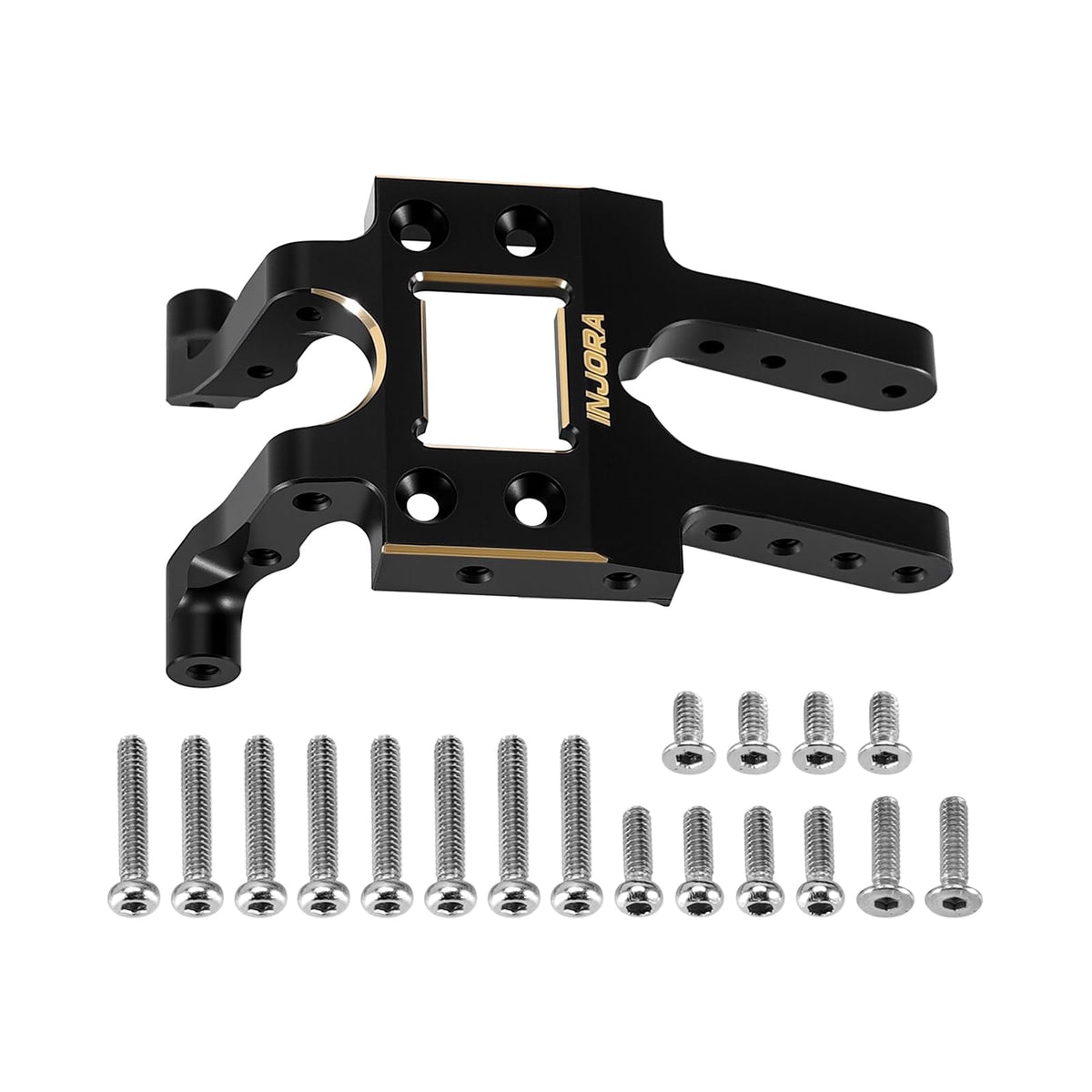 INJORA brass skid plate for 1/18 Redcat Ascent-18 APEX provides precise fit on the chassis