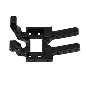 INJORA brass skid plate on rugged terrain demonstrates enhanced trail stability