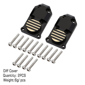INJORA black-coated brass parts for SCX24 resist corrosion and look sleek
