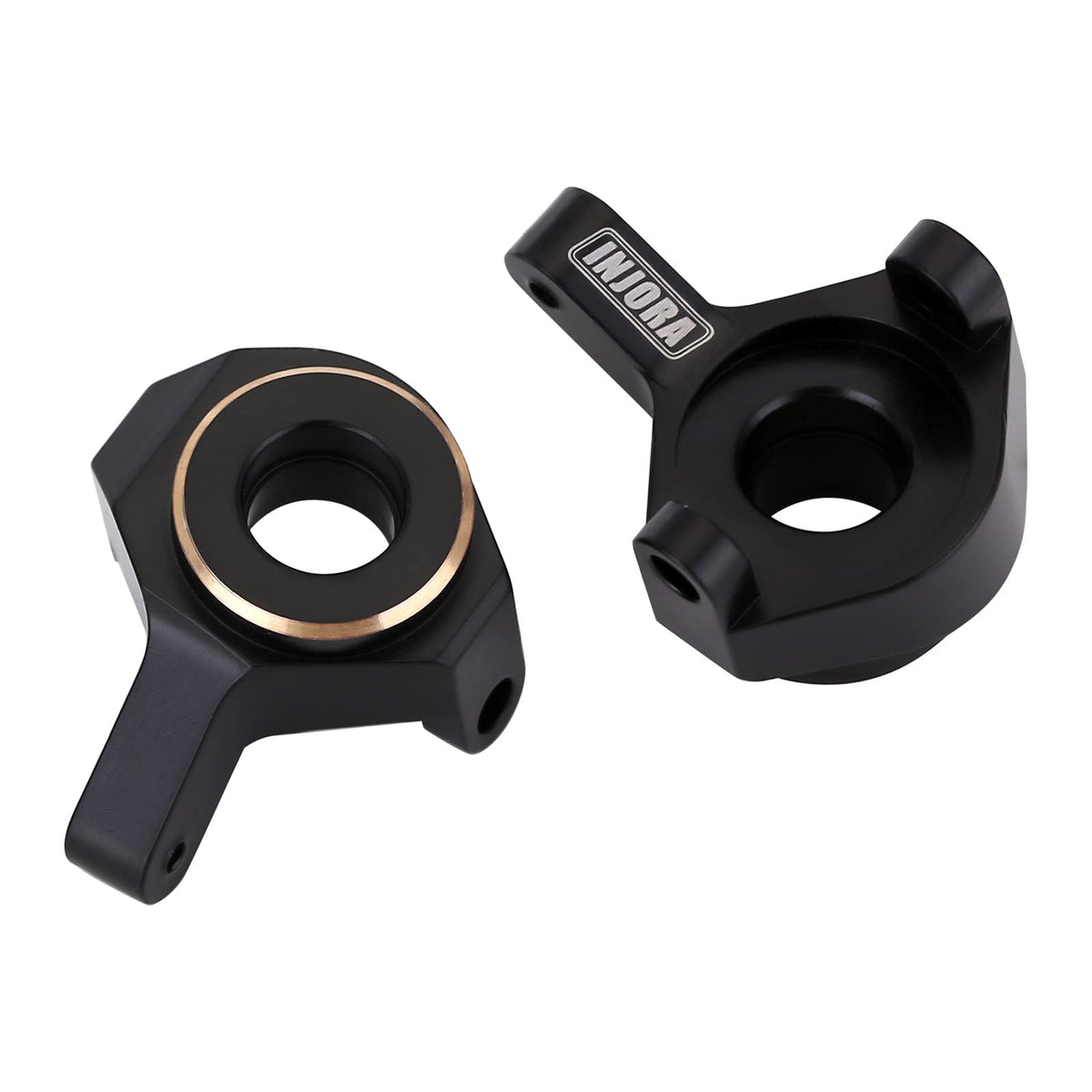 INJORA chamfered-edged brass upgrade for SCX24 reduces snag and wear
