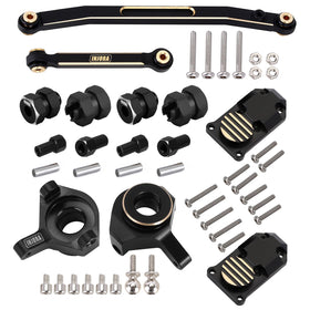 INJORA brass steering knuckle for SCX24 improves steering precision and stability