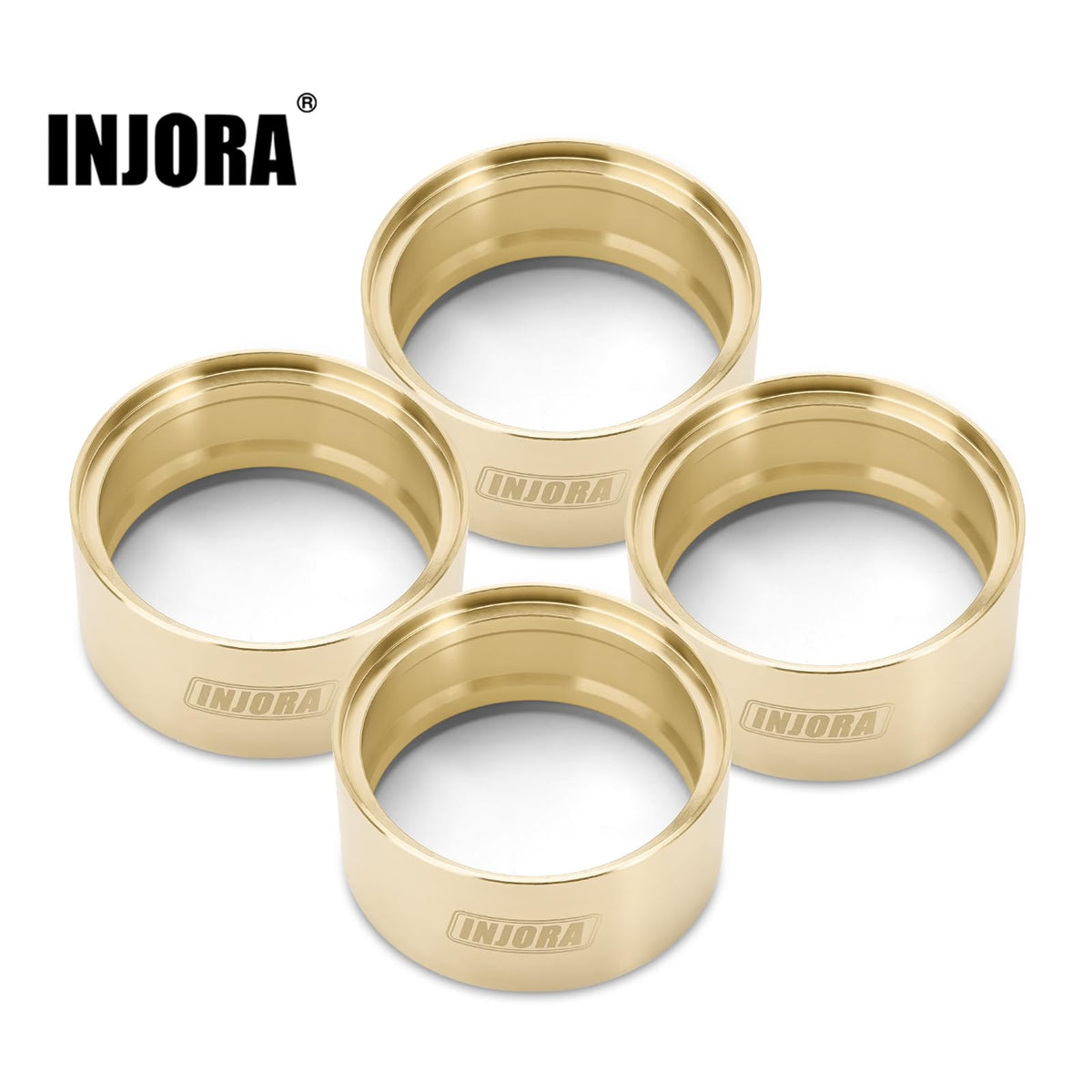 INJORA weight kit for 1/10 RC upgrades stability and climbing capability