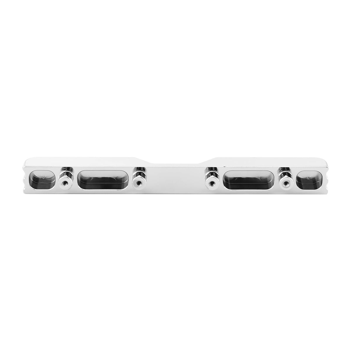 INJORA CNC aluminum bumper detail highlighting precision machining.