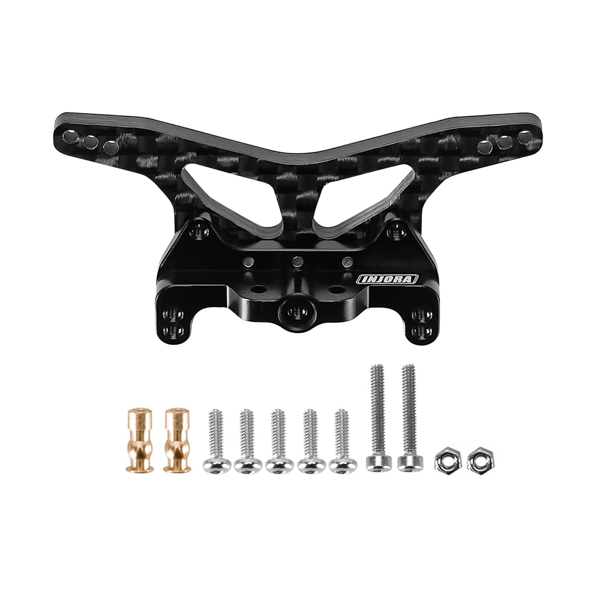 INJORA CNC aluminum shock bodies deliver precise response and durability.