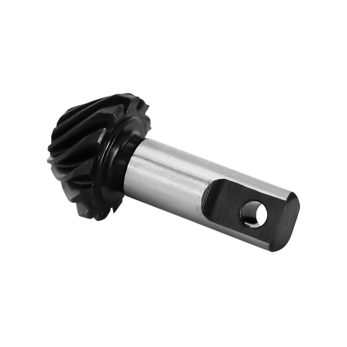 INJORA CNC machined 20CrMo alloy steel gear closeup highlights precision teeth for resilience