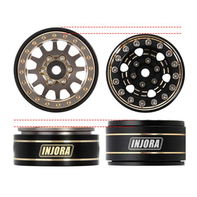 INJORA 1.0-inch tire-compatible wheels enable easy upgrades