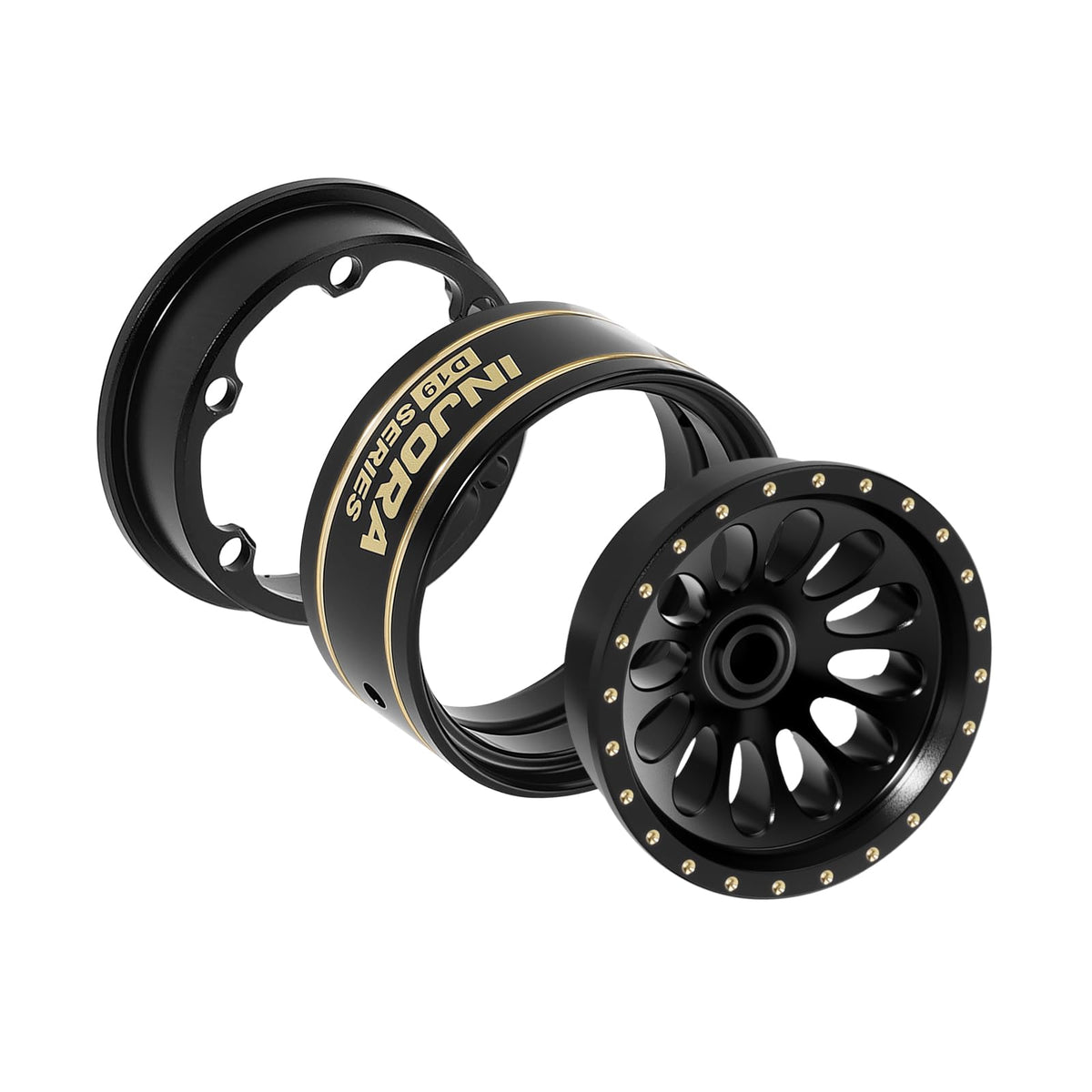INJORA D19 Ripple 0.7in wheels with screwdriver included for easy installation