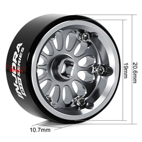 INJORA D19 Ripple beadlock detail for secure tire seating