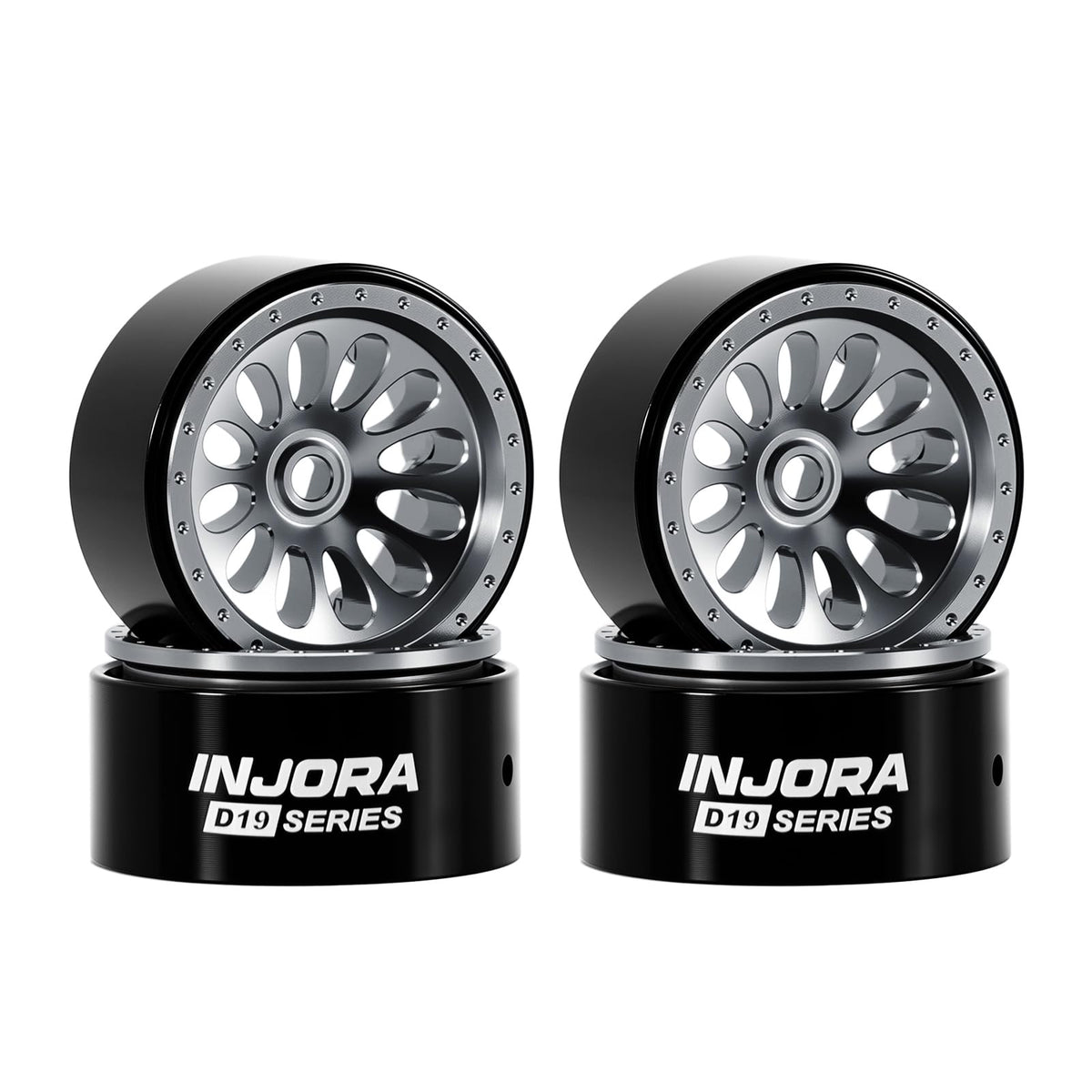 INJORA D19 Ripple wheel side view highlighting beadlock profile for SCX30