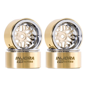 INJORA D19 wheel assembly with 0.7-inch tires for stable handling