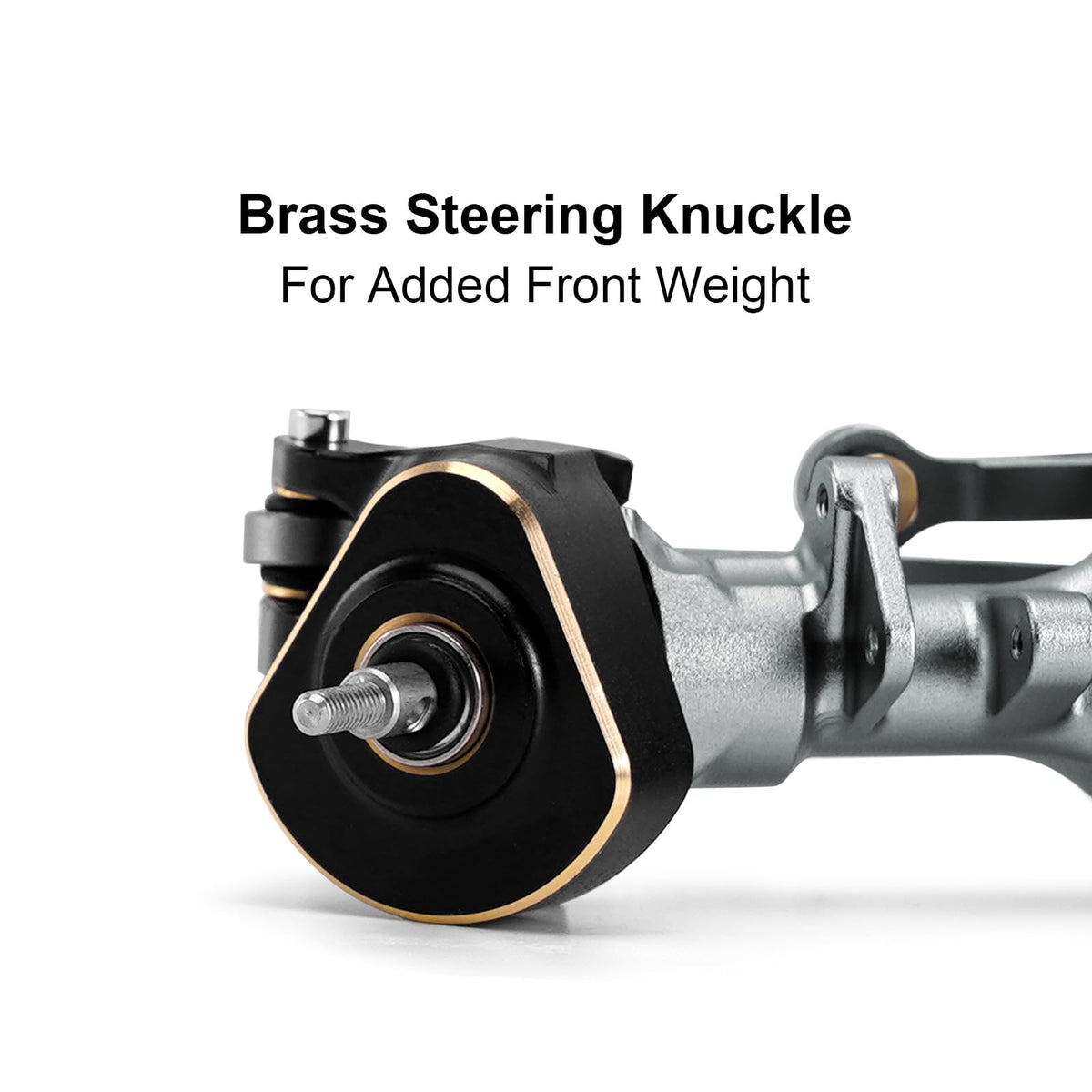 INJORA double joint shaft improves steering response with reduced outer wheel vibration.