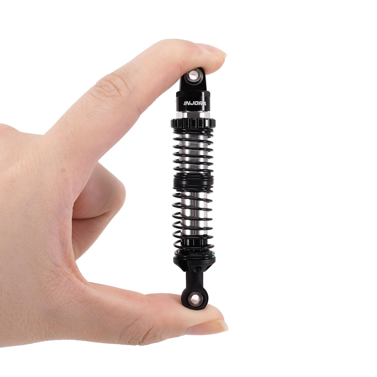 INJORA DRX 110mm packaging includes four shocks and eight extra springs.