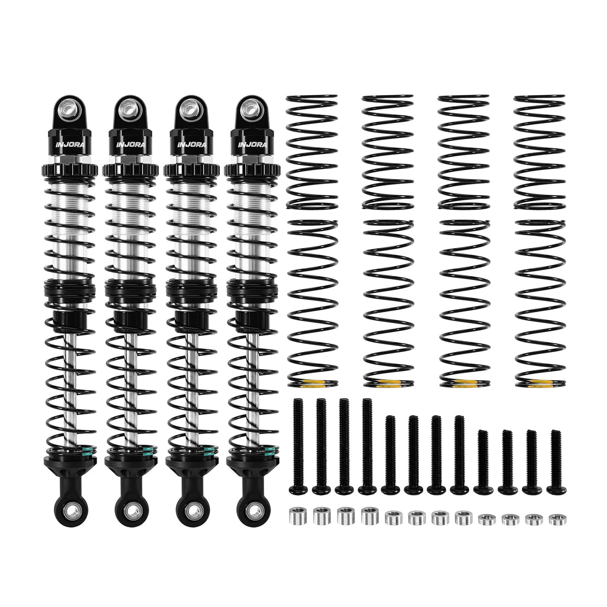 INJORA DRX 110mm shock body aluminum for durable, lightweight performance.