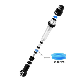 INJORA DRX springs 0.9mm and 1.0mm for dual-rate damping options