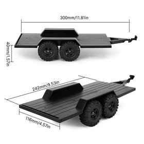 INJORA dual-axle design supports heavier loads with steady towing.