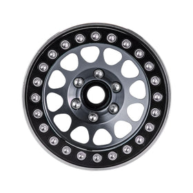 INJORA wheel fits 12mm hex hubs and 1.9-inch tires.