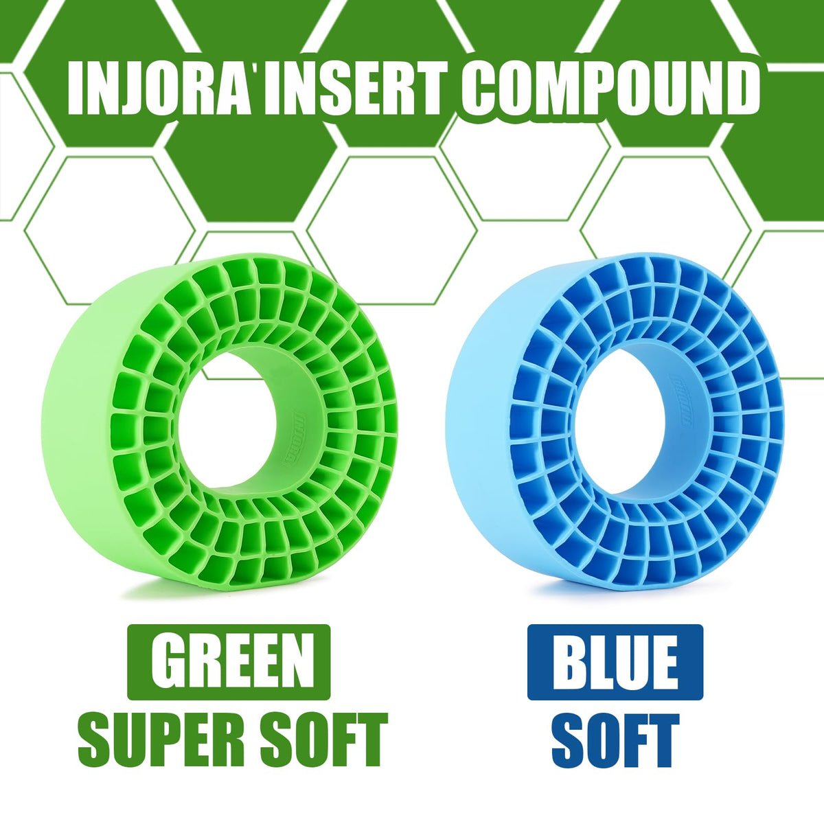 INJORA foam insert fits 146-149mm tires for better fit.