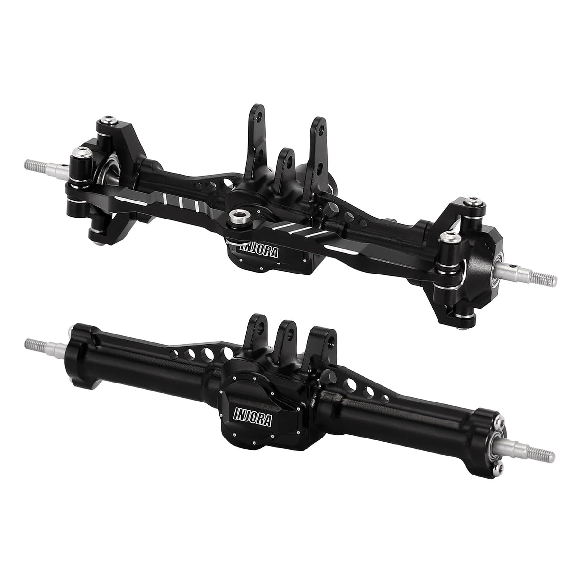 INJORA front axles extended 4mm for TRX4M increase width and stability.