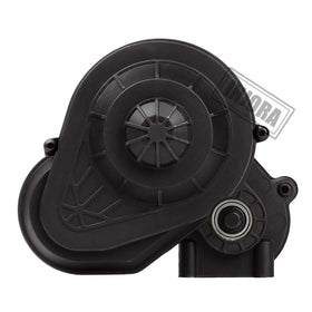 INJORA gear set inside assembly shows precise internal alignment for durable operation.