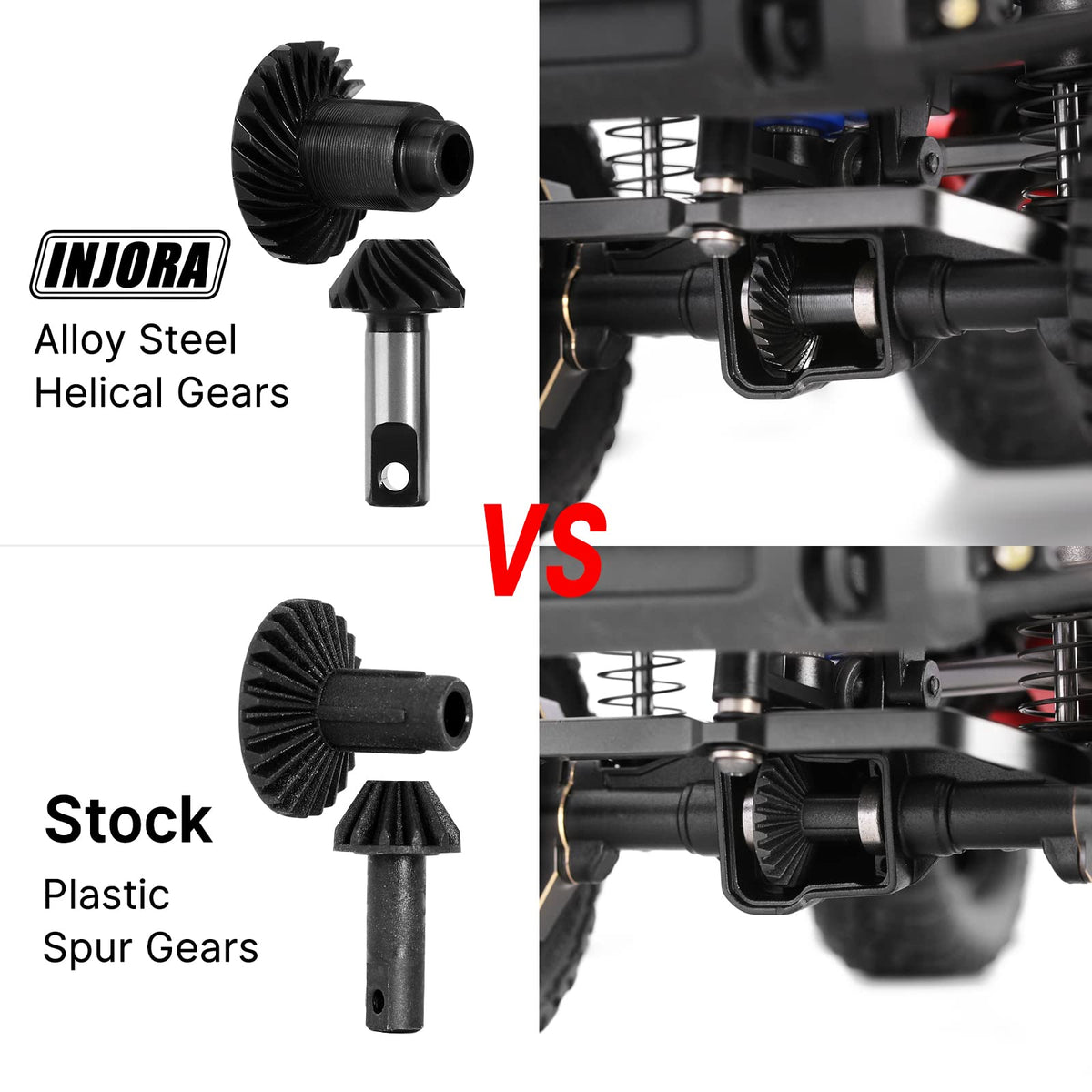 INJORA gear set packaging reveals two ready-to-install components