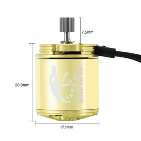 INJORA Gold Viper 1721 motor package with mount for quick installation