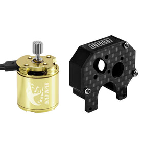 INJORA Gold Viper 1721 motor wire sleeve protects cables during use