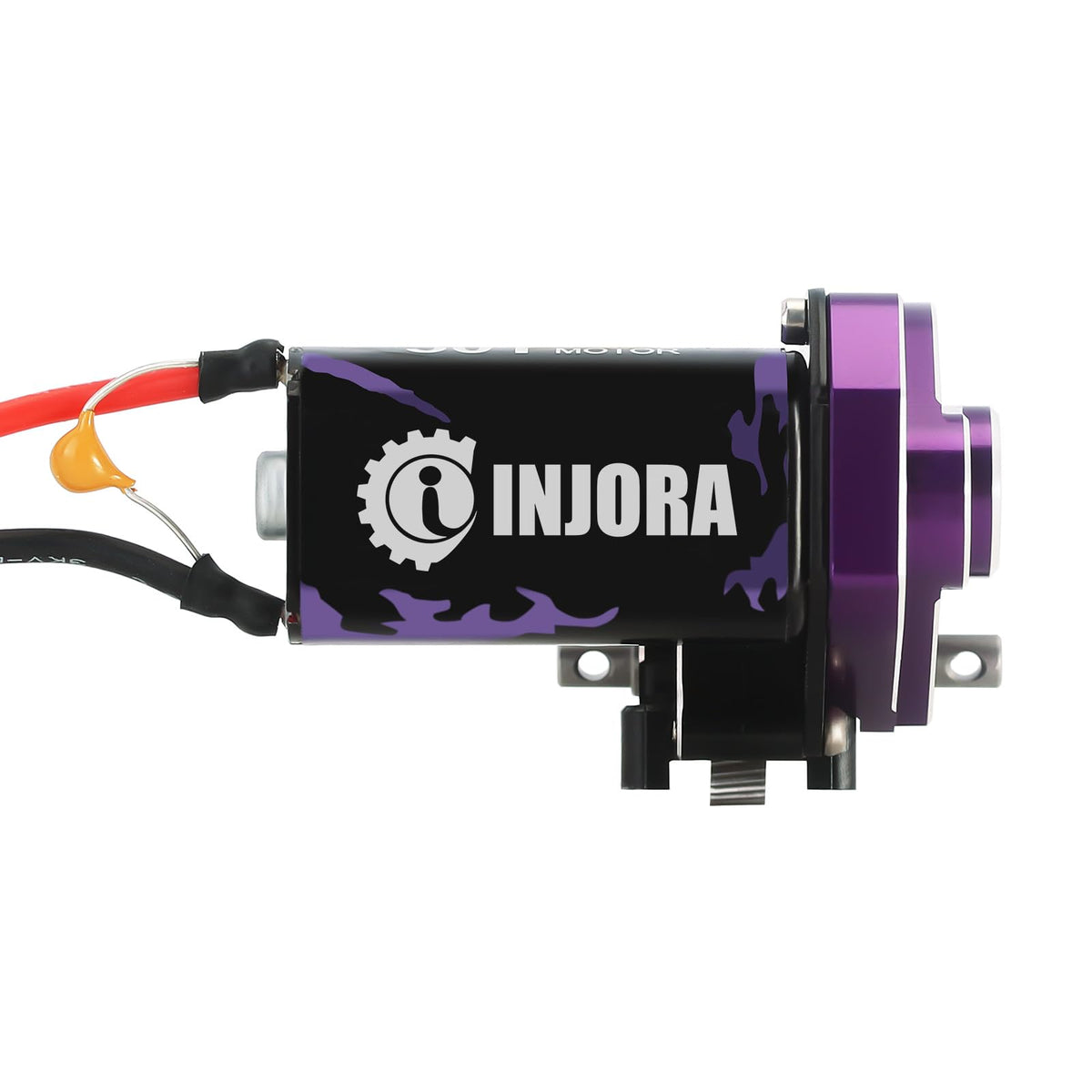 INJORA hardened steel gears providing long-lasting reliability in crawlers