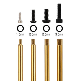 INJORA hex keys 1.5–3mm arranged for easy selection.