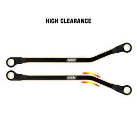 INJORA high-clearance angle for TRX4M helps navigate tough terrain.