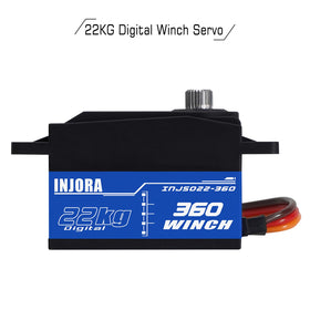 INJORA INJS022-360 rotation action demonstrates 360° movement for versatile control