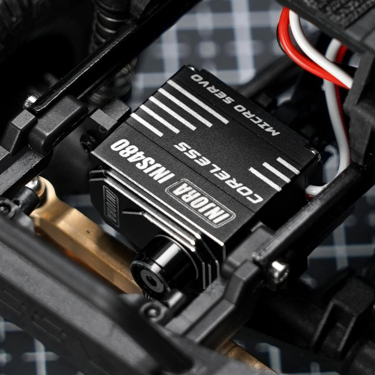 INJORA INJS480 compatible with SCX24 stock mounts for upgrades