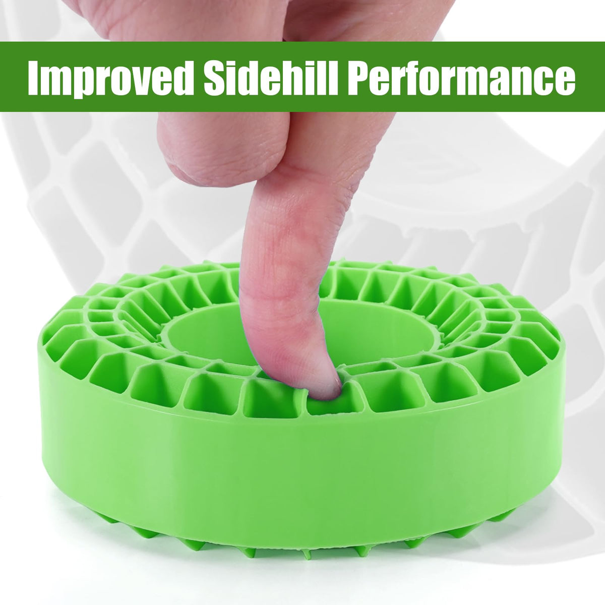 53g weight per insert adds counterweight effect for smoother handling.