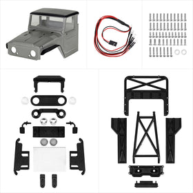 INJORA IR40-24 rear view reveals rugged cage and quick access