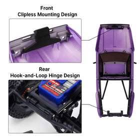 INJORA IR60 front grille style B for TRX4M Defender Bronco