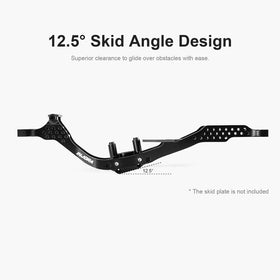INJORA LCG aluminum chassis rails closeup reveals 7075 aluminum strength
