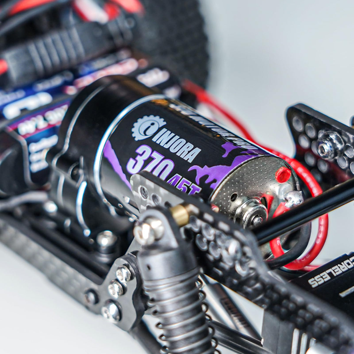 INJORA MB100 ESC compatibility for tuned throttle and control.