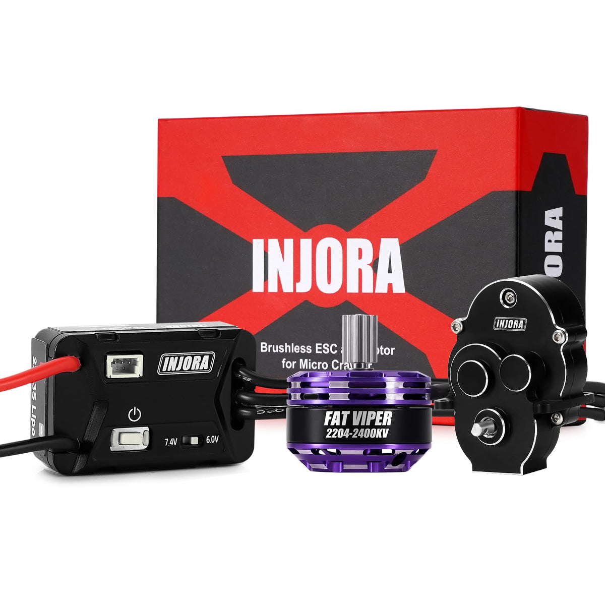 INJORA MBL32 G2 waterproof ESC for all-weather RC use.