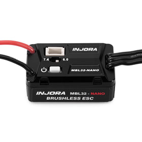 INJORA MBL32-NANO built-in BEC 6V-7.4V powers servos reliably