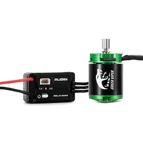 INJORA MBL32-NANO ESC wiring layout highlights clean, durable install.
